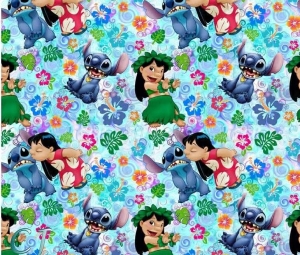 Sommersweat druk cyfrowy stich i lilo 