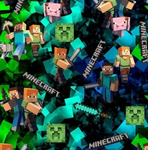 Sommersweat druk cyfrowy craft zielony