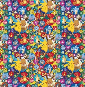Jersey  druk cyfrowy pokemon kółeczka