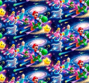 Sommersweat druk cyfrowy mario